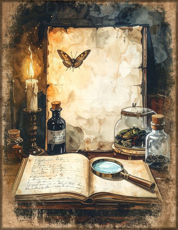 Junk Journal Pages: 150 Printable Sheets - Cabinet of Curiosities - Commercial Use — image 49