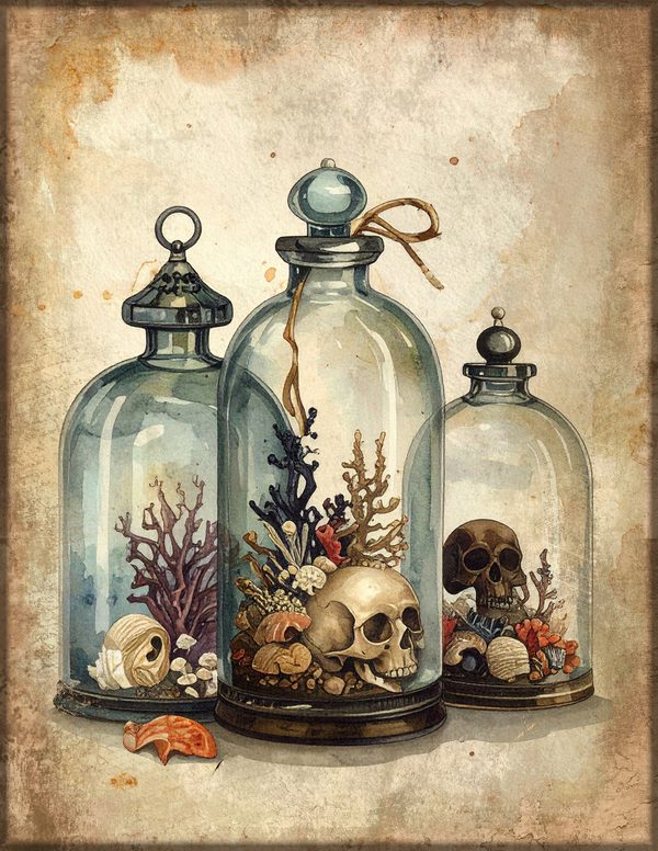 Junk Journal Pages: 150 Printable Sheets - Cabinet of Curiosities - Commercial Use — image 58