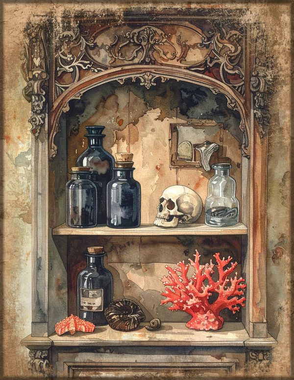 Junk Journal Pages: 150 Printable Sheets - Cabinet of Curiosities - Commercial Use — image 59