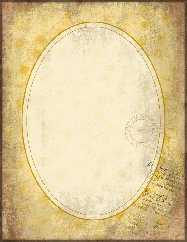Journal Writing Pages: 50 Lined Frames and Textures - Cabinet of Curiosities - Commercial Use — image 22