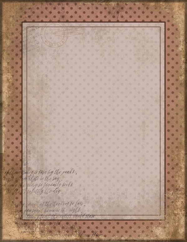 Journal Writing Pages: 50 Lined Frames and Textures - Cabinet of Curiosities - Commercial Use — image 35