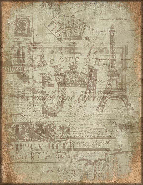 Journal Writing Pages: 50 Lined Frames and Textures - Cabinet of Curiosities - Commercial Use — image 42