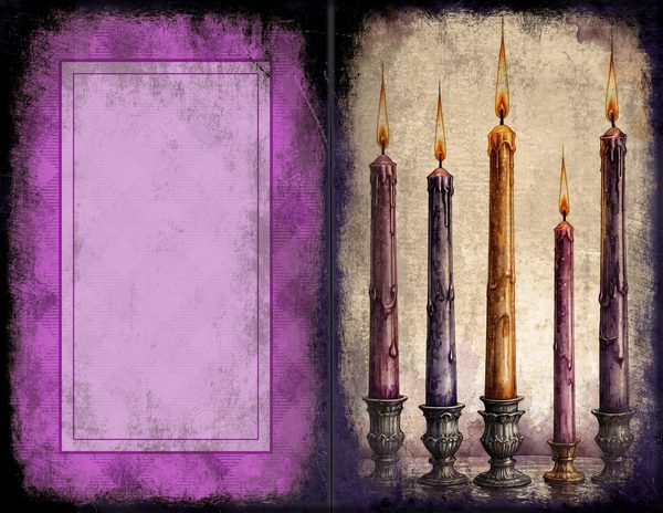 Junk Journal Spreads: 75 Open Book Planner Pages - Gothic Seance - Commercial Use — image 28