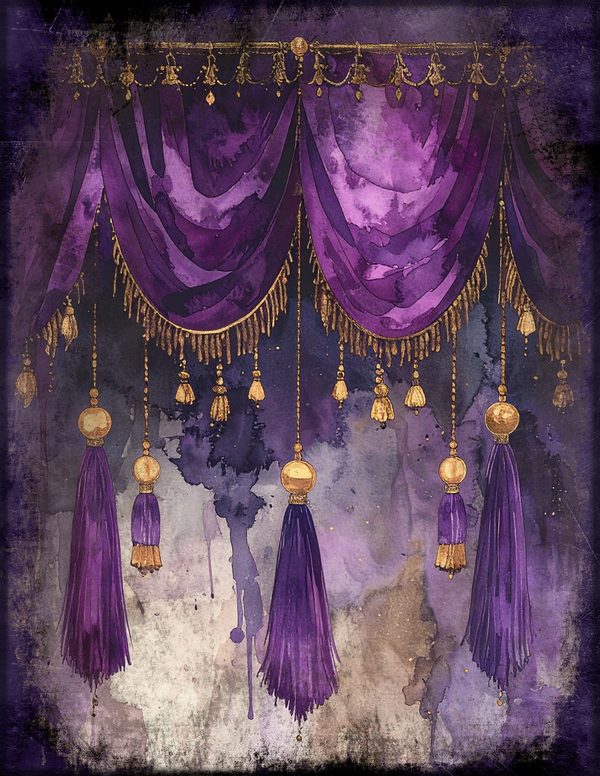 Junk Journal Pages: 150 Printable Sheets - Gothic Seance - Commercial Use — image 19