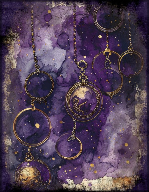 Junk Journal Pages: 150 Printable Sheets - Gothic Seance - Commercial Use — image 24