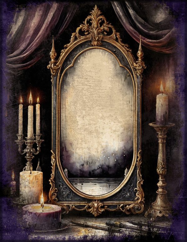 Junk Journal Pages: 150 Printable Sheets - Gothic Seance - Commercial Use — image 34