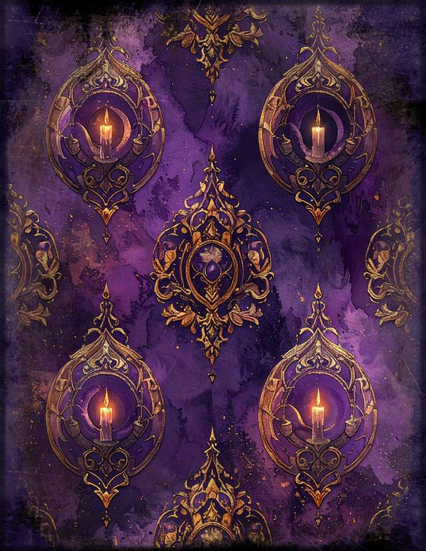 Junk Journal Pages: 150 Printable Sheets - Gothic Seance - Commercial Use — image 77