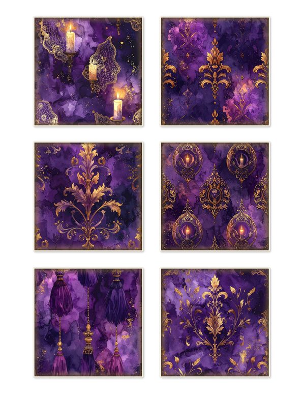 Ephemera Kit: 81 Printable Cards, Tags and Word Strips - Gothic Seance - Commercial Use — image 11