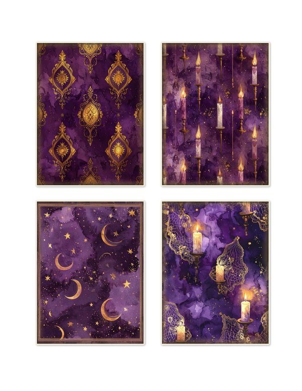Ephemera Kit: 81 Printable Cards, Tags and Word Strips - Gothic Seance - Commercial Use — image 12