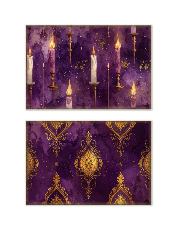 Ephemera Kit: 81 Printable Cards, Tags and Word Strips - Gothic Seance - Commercial Use — image 16