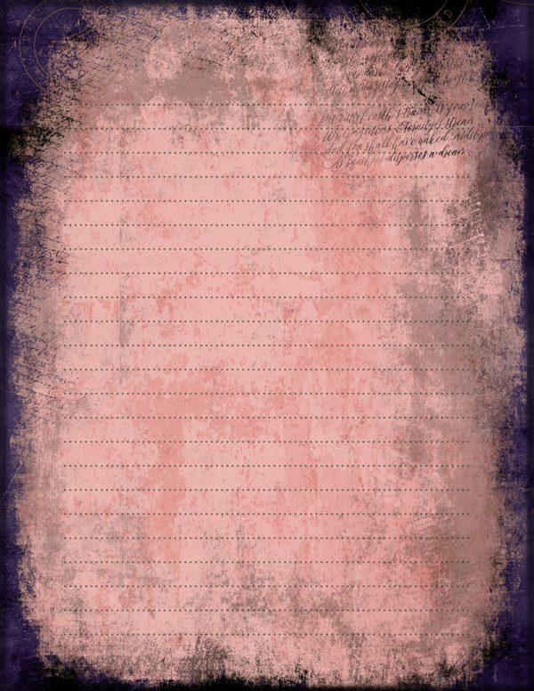 Journal Writing Pages: 50 Lined Frames and Textures - Gothic Seance - Commercial Use — image 8
