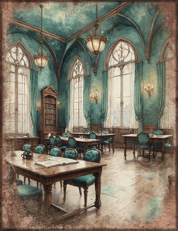 Junk Journal Pages: 150 Printable Sheets - Gothic Manor - Commercial Use — image 3