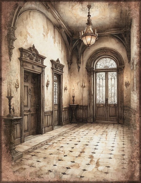 Junk Journal Pages: 150 Printable Sheets - Gothic Manor - Commercial Use — image 10