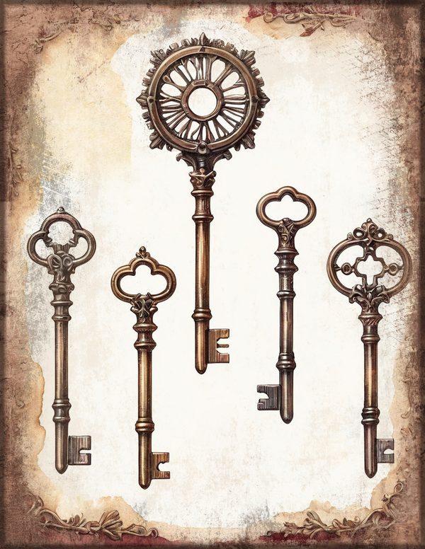 Junk Journal Pages: 150 Printable Sheets - Gothic Manor - Commercial Use — image 12