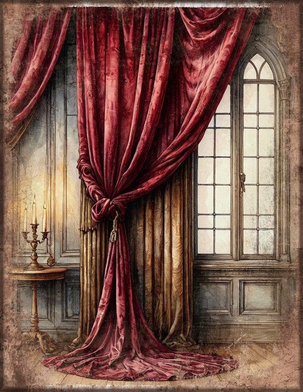 Junk Journal Pages: 150 Printable Sheets - Gothic Manor - Commercial Use — image 15