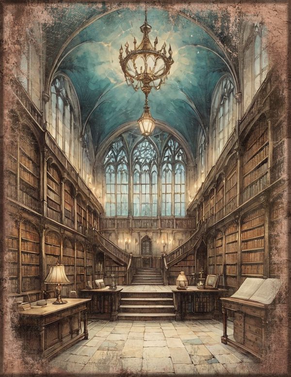 Junk Journal Pages: 150 Printable Sheets - Gothic Manor - Commercial Use — image 25