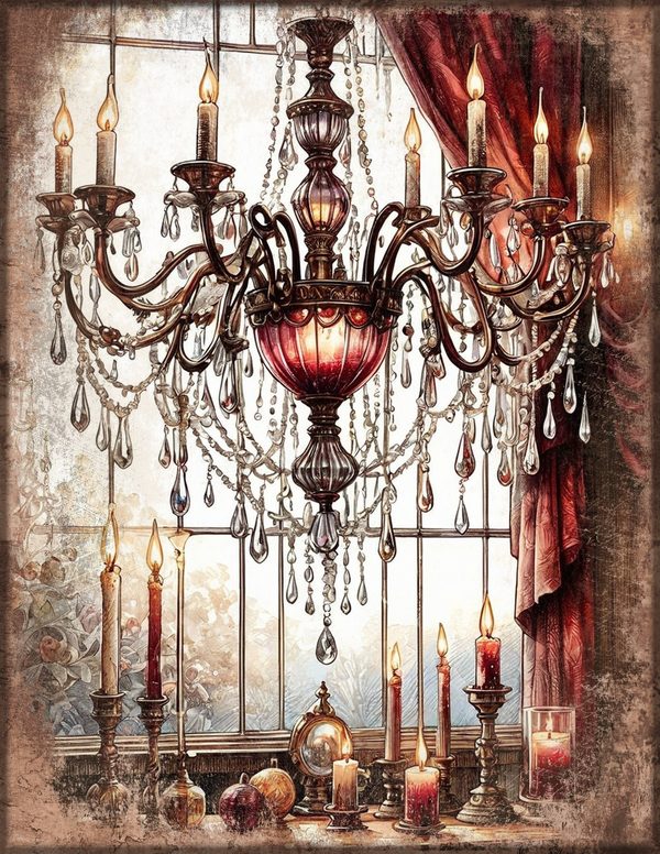 Junk Journal Pages: 150 Printable Sheets - Gothic Manor - Commercial Use — image 26