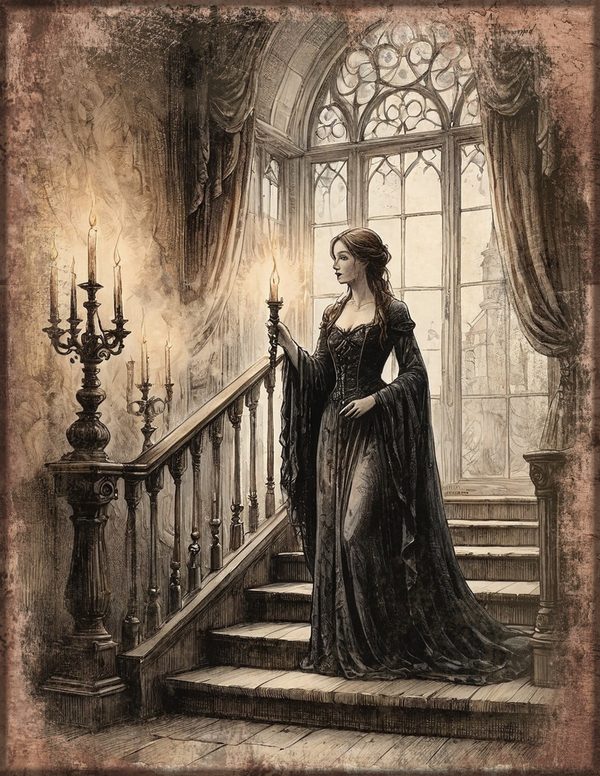 Junk Journal Pages: 150 Printable Sheets - Gothic Manor - Commercial Use — image 29