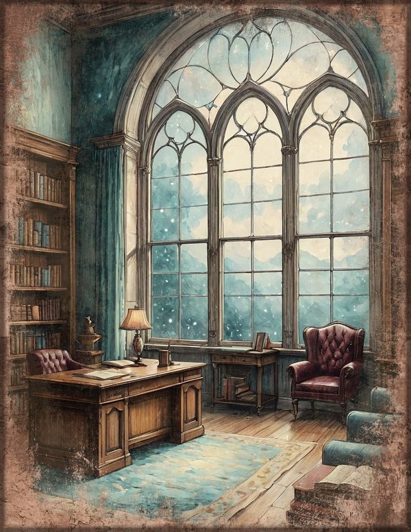 Junk Journal Pages: 150 Printable Sheets - Gothic Manor - Commercial Use — image 30
