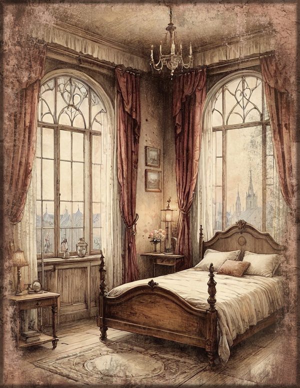 Junk Journal Pages: 150 Printable Sheets - Gothic Manor - Commercial Use — image 33