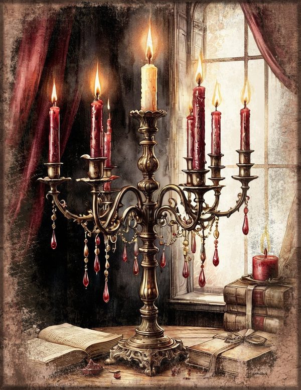 Junk Journal Pages: 150 Printable Sheets - Gothic Manor - Commercial Use — image 35