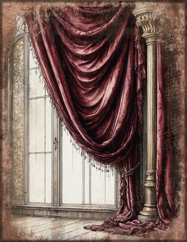 Junk Journal Pages: 150 Printable Sheets - Gothic Manor - Commercial Use — image 36