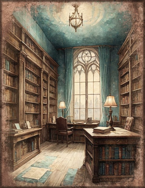 Junk Journal Pages: 150 Printable Sheets - Gothic Manor - Commercial Use — image 44