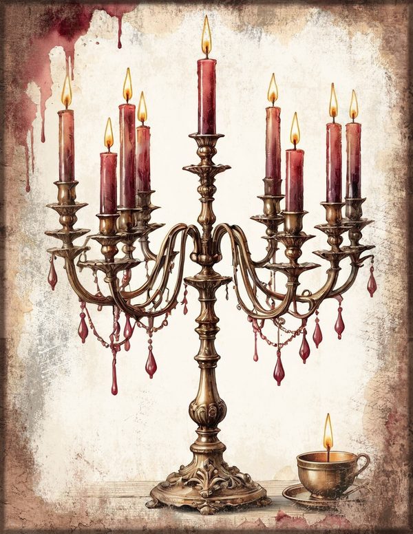 Junk Journal Pages: 150 Printable Sheets - Gothic Manor - Commercial Use — image 46