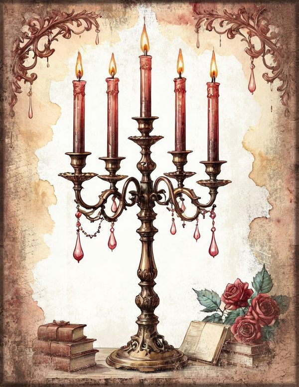Junk Journal Pages: 150 Printable Sheets - Gothic Manor - Commercial Use — image 58