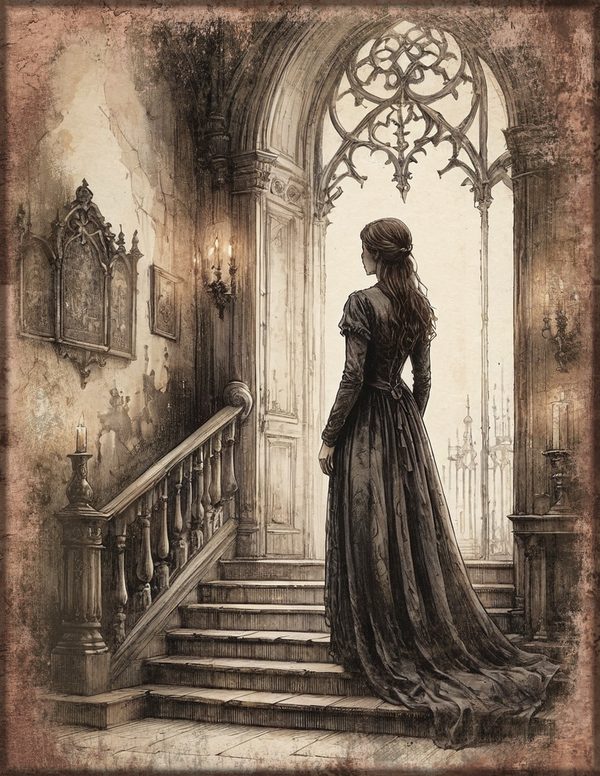 Junk Journal Pages: 150 Printable Sheets - Gothic Manor - Commercial Use — image 59