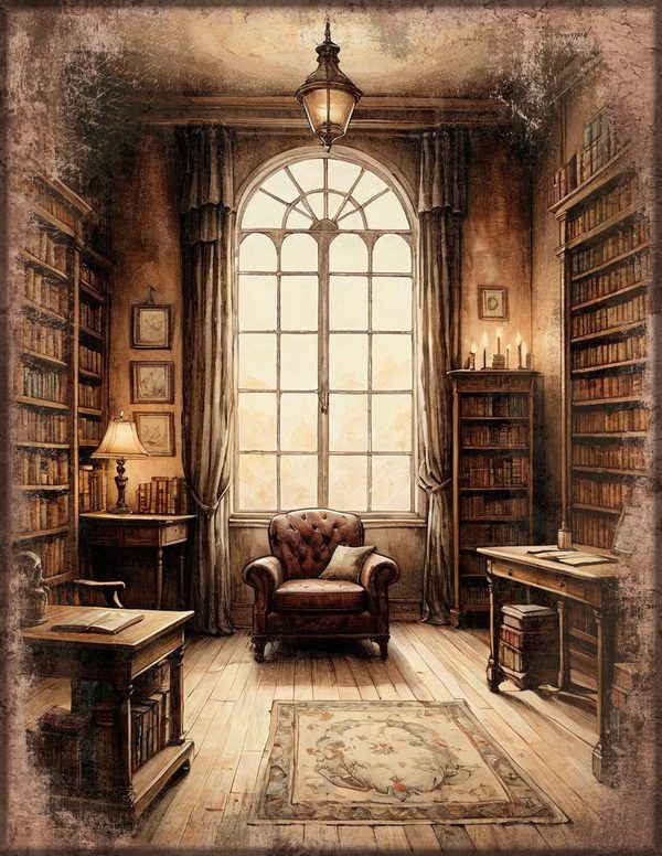 Junk Journal Pages: 150 Printable Sheets - Gothic Manor - Commercial Use — image 64