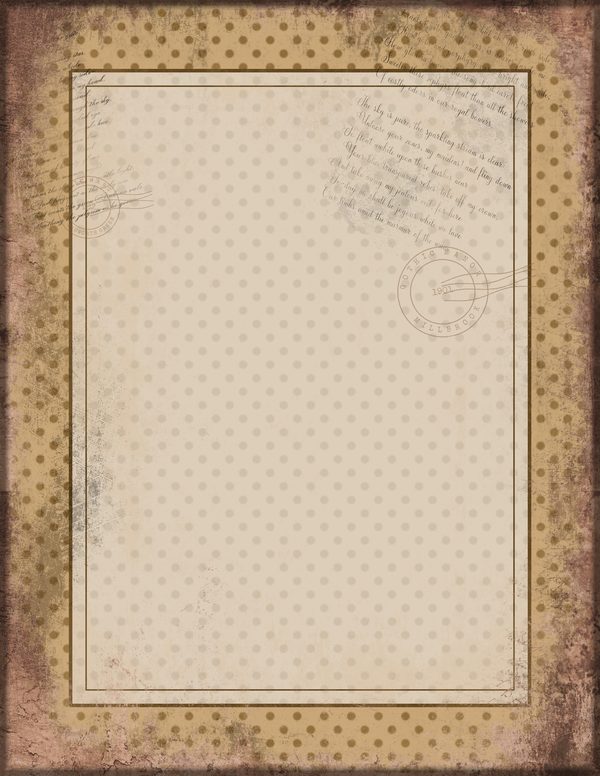 Journal Writing Pages: 50 Lined Frames and Textures - Gothic Manor - Commercial Use — image 22