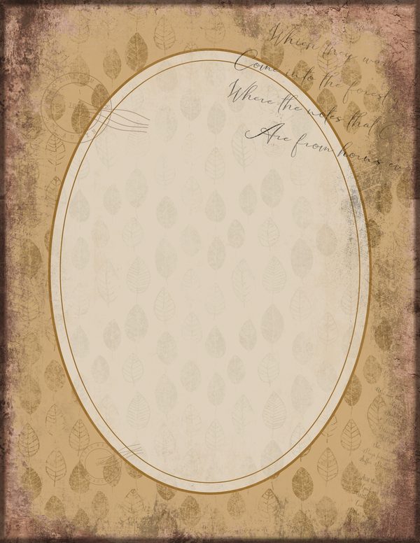 Journal Writing Pages: 50 Lined Frames and Textures - Gothic Manor - Commercial Use — image 23