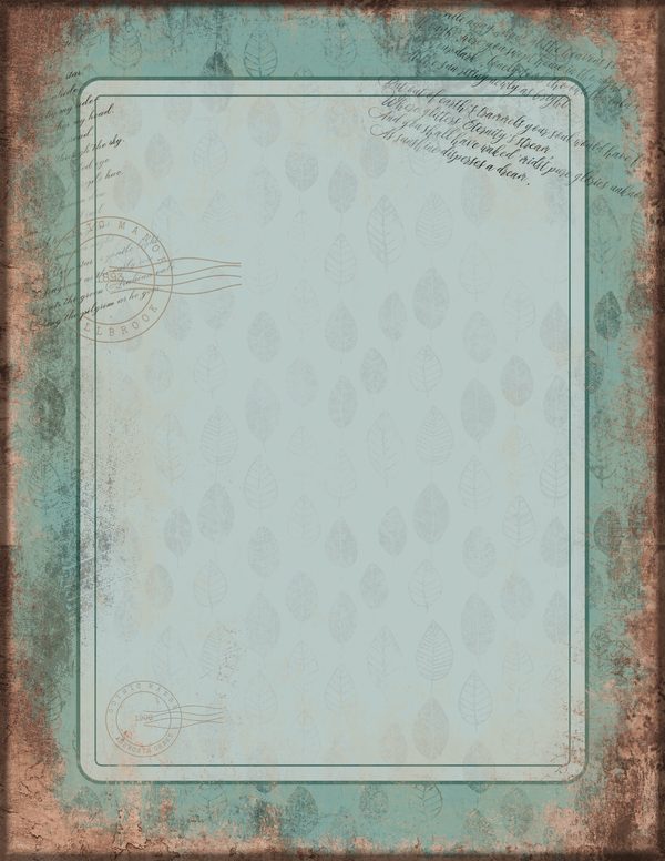 Journal Writing Pages: 50 Lined Frames and Textures - Gothic Manor - Commercial Use — image 25