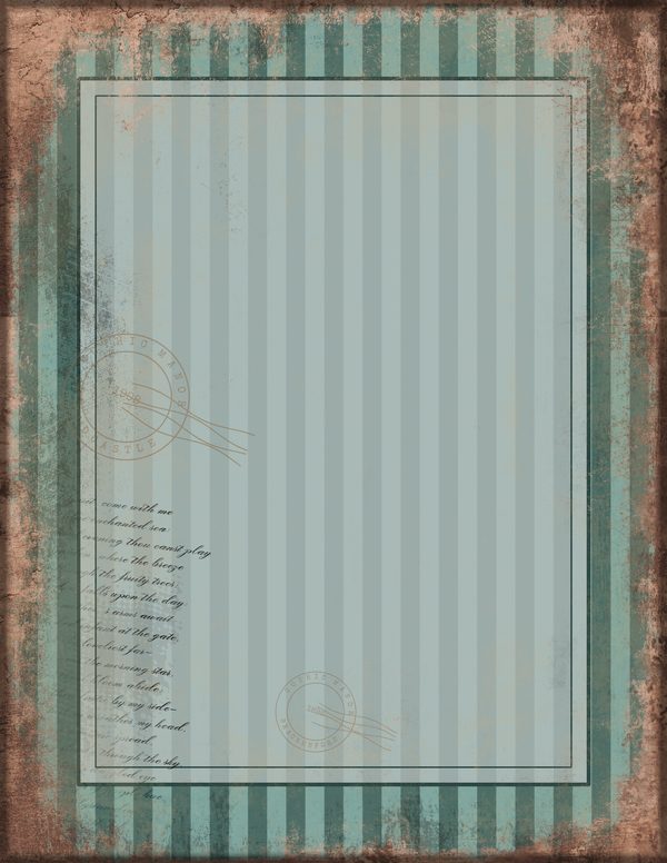 Journal Writing Pages: 50 Lined Frames and Textures - Gothic Manor - Commercial Use — image 27