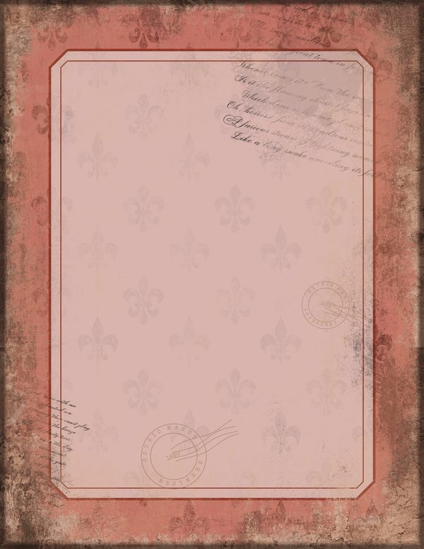 Journal Writing Pages: 50 Lined Frames and Textures - Gothic Manor - Commercial Use — image 29