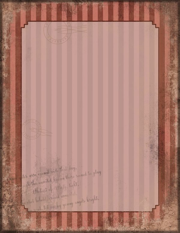 Journal Writing Pages: 50 Lined Frames and Textures - Gothic Manor - Commercial Use — image 30