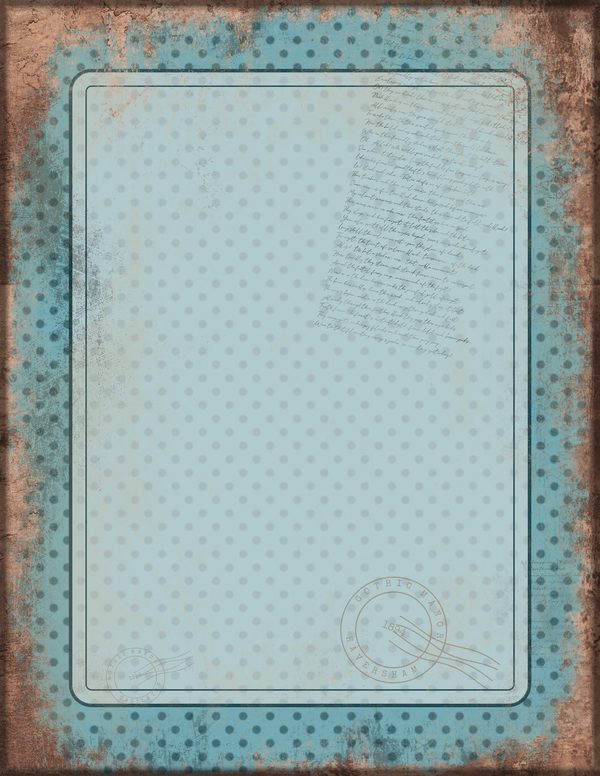 Journal Writing Pages: 50 Lined Frames and Textures - Gothic Manor - Commercial Use — image 35
