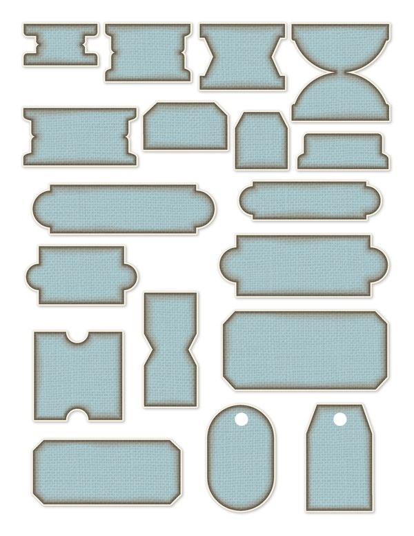 Ephemera Kit: 77 Printable Cards, Tags and Word Strips - Gothic Manor - Commercial Use — image 64