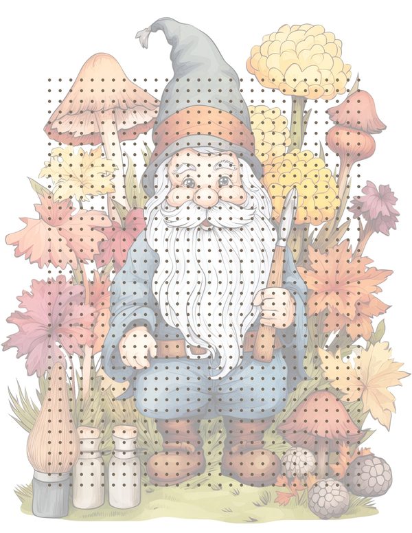 Garden Gnomes Watercolor Digital Paper Kit: Printable Papers, Cards, Tags, Ephemera — image 34