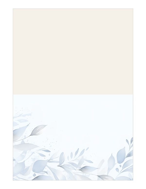 Baby Blue Floral Watercolor Digital Paper Kit: Printable Papers, Cards, Tags, Ephemera — image 13