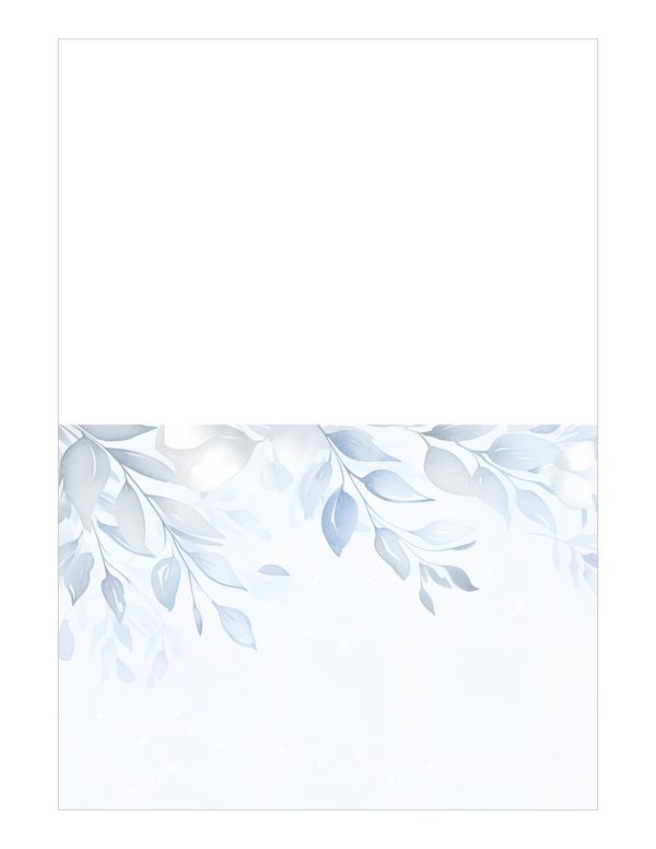 Baby Blue Floral Watercolor Digital Paper Kit: Printable Papers, Cards, Tags, Ephemera — image 18