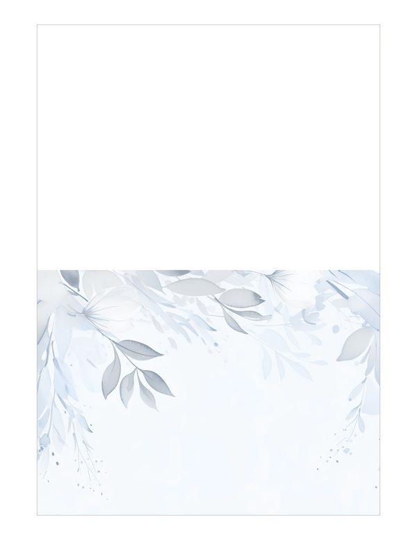 Baby Blue Floral Watercolor Digital Paper Kit: Printable Papers, Cards, Tags, Ephemera — image 20