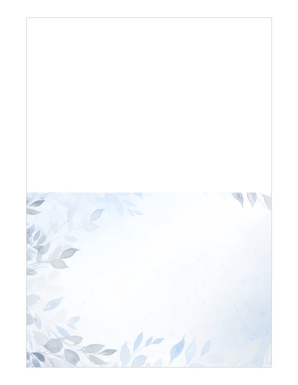 Baby Blue Floral Watercolor Digital Paper Kit: Printable Papers, Cards, Tags, Ephemera — image 22