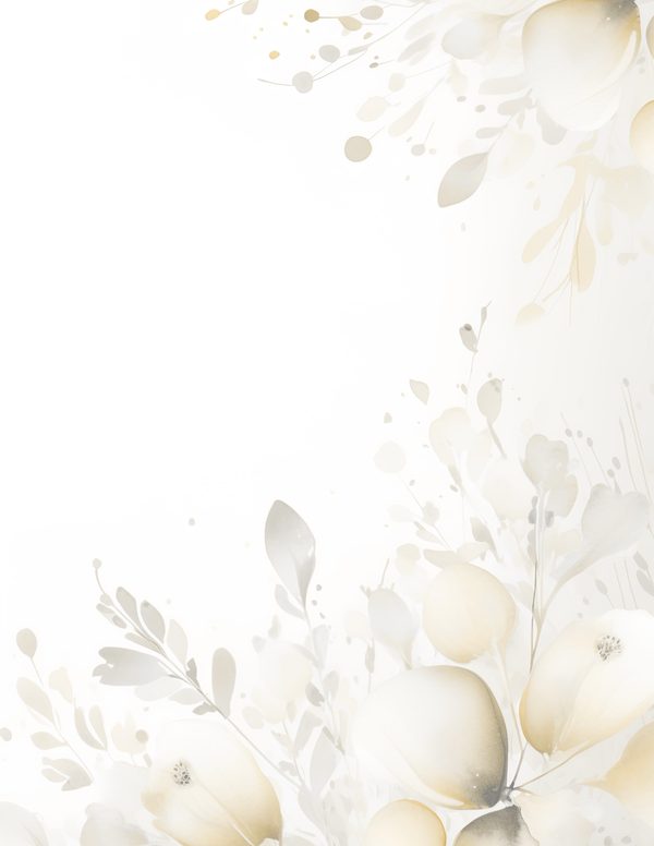 Gold Floral Watercolor Digital Paper Kit: Printable Papers, Cards, Tags, Ephemera - Commercial Use — image 5