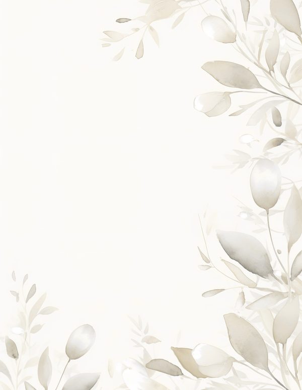 Gold Floral Watercolor Digital Paper Kit: Printable Papers, Cards, Tags, Ephemera - Commercial Use — image 7