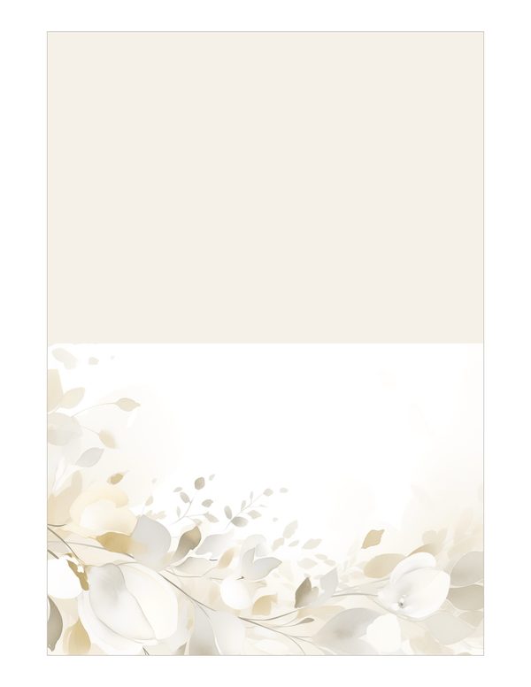 Gold Floral Watercolor Digital Paper Kit: Printable Papers, Cards, Tags, Ephemera - Commercial Use — image 14