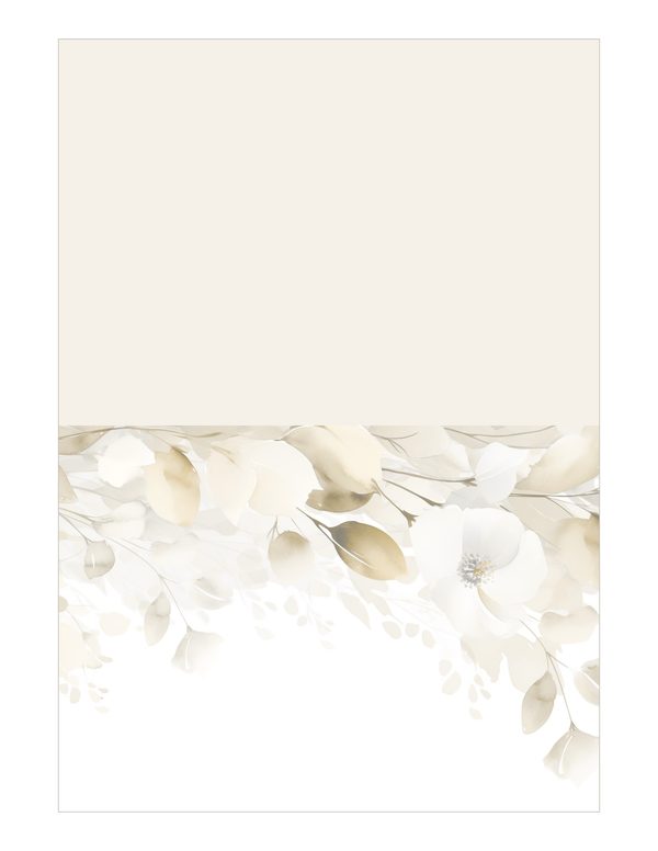 Gold Floral Watercolor Digital Paper Kit: Printable Papers, Cards, Tags, Ephemera - Commercial Use — image 15