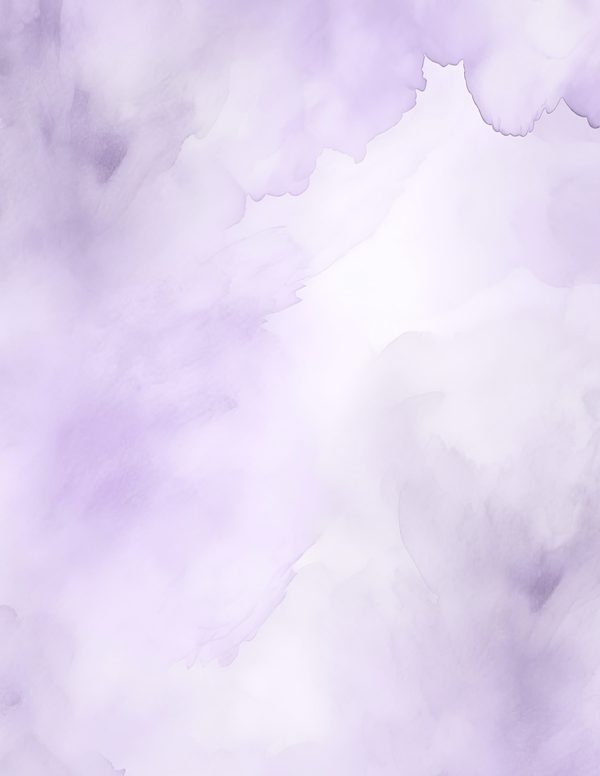Purple Floral Watercolor Digital Paper Kit: Printable Papers, Cards, Tags, Ephemera — image 12