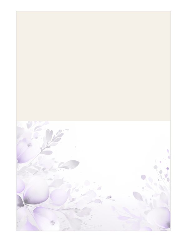 Purple Floral Watercolor Digital Paper Kit: Printable Papers, Cards, Tags, Ephemera — image 17